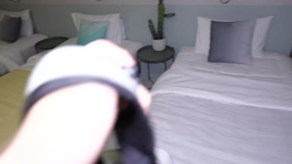 Amateur Girl Decided to Pay for Hostel with Her Tight Pussy!